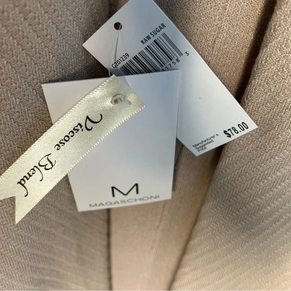 Magaschoni Beige Women's Cardigan, Size: M - Picture 7 of 10